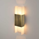 Ansa LED Wall Sconce by Cerno, Finish: Aluminum Brushed, Brass Brushed, Distressed Brass-Cerno, Oiled Bronze-Cerno, Color Temperature: 2700K, 3500K, | Casa Di Luce Lighting