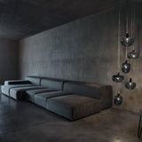 Aphros 0280 Pendant Light by Sylcom, Color: Amethyst, Clear, Blue, Grey, Ocean - Sylcom, Topaz - Sylcom, , | Casa Di Luce Lighting