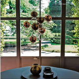 Apollo Multi Pendant Light by Cattelan Italia by Cattelan Italia, Size: Row of 5 lights, Cluster of 8 lights with round canopy, Cluster of 8 lights with oval canopy, 1 single light, Glass: Transparent/transparent, Transparent/copper, Transparent/bronze, Transparent/chrome, | Casa Di Luce Lighting