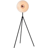 Apollo Floor Lamp by Seed Design, Finish: Matt Black/Copper/Black-Seed Design, Matt Black/Copper/Oak-Seed Design, Size: Small, Large, | Casa Di Luce Lighting