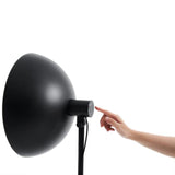 Apollo Floor Lamp by Seed Design, Finish: Matt Black/Copper/Black-Seed Design, Matt Black/Copper/Oak-Seed Design, Size: Small, Large, | Casa Di Luce Lighting