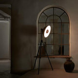 Apollo Floor Lamp by Seed Design, Finish: Matt Black/Copper/Black-Seed Design, Matt Black/Copper/Oak-Seed Design, Size: Small, Large, | Casa Di Luce Lighting