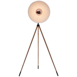 Apollo Floor Lamp by Seed Design, Finish: Matt Black/Copper/Black-Seed Design, Matt Black/Copper/Oak-Seed Design, Size: Small, Large, | Casa Di Luce Lighting