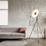 Apollo Floor Lamp by Seed Design, Finish: Matt Black/Copper/Black-Seed Design, Matt Black/Copper/Oak-Seed Design, Size: Small, Large, | Casa Di Luce Lighting