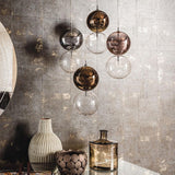 Apollo Pendant Light by Cattelan Italia by Cattelan Italia, Glass Colors: Transparent/transparent, Transparent/bronze, Transparent/copper, Transparent/chromed, , | Casa Di Luce Lighting