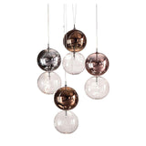 Apollo Pendant Light by Cattelan Italia by Cattelan Italia, Glass Colors: Transparent/transparent, Transparent/bronze, Transparent/copper, Transparent/chromed, , | Casa Di Luce Lighting