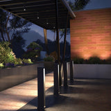 Syntra Outdoor Bollard Landscape Light in Hotel Outside