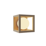 Cubic Wall Light - Cappuccino