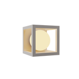Cubic Wall Light - Iredescent White