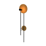 Dot Wall Sconce By Accord, Color: Imbuia, Louro Frejo, Teak, American Walnut, Maple, Charcoal, Sand, Organic Black, Organic White, Organic Cappuccino, Organic Gold, Organic Lead Grey, ,| Casa Di Luce Lighting
