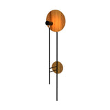 Dot Wall Sconce By Accord, Color: Teak, ,| Casa Di Luce Lighting