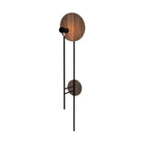 Dot Wall Sconce By Accord, Color: American Walnut, ,| Casa Di Luce Lighting