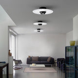 Archetype Ceiling Lamp by Morosini, Finish: White, Black, Champagne, Platinum, Size: Small, Large, | Casa Di Luce Lighting