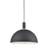 Archibald Pendant by Kuzco, Finish: Black with Gold, Brushed Nickel with Black, White-with-Gold, Size: Small, Medium, Large, | Casa Di Luce Lighting