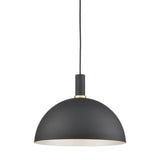 Archibald Pendant by Kuzco, Finish: Black with Gold, Brushed Nickel with Black, White-with-Gold, Size: Small, Medium, Large, | Casa Di Luce Lighting