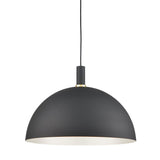 Archibald Pendant by Kuzco, Finish: Black with Gold, Brushed Nickel with Black, White-with-Gold, Size: Small, Medium, Large, | Casa Di Luce Lighting