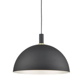 Archibald Pendant by Kuzco, Finish: Black with Gold, Size: Medium, | Casa Di Luce Lighting