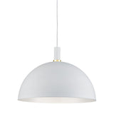 Archibald Pendant by Kuzco, Finish: Black with Gold, Brushed Nickel with Black, White-with-Gold, Size: Small, Medium, Large, | Casa Di Luce Lighting