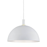 Archibald Pendant by Kuzco, Finish: Black with Gold, Brushed Nickel with Black, White-with-Gold, Size: Small, Medium, Large, | Casa Di Luce Lighting