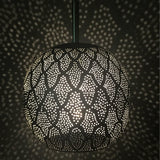Aria Metal Hamsa Pendant Light by Dounia Home