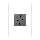 Adorne 15A Wi-Fi Ready Outlet by Legrand Adorne, Color: Magnesium-Legrand Adorne, , | Casa Di Luce Lighting
