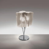Logico Table Lamp by Artemide, Color: Grey, White, Tobacco-Artemide, Finish: Grey, Chrome, | Casa Di Luce Lighting