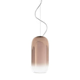 Gople Suspension Lamp by Artemide, Color: White Gradient-Artemide, Copper-Gradient-Artemide, Blue Gradient-Artemide, Chrome-Gradient-Artemide, Bronze Gradient-Artemide, Size: Mini, Medium, | Casa Di Luce Lighting