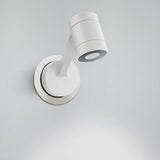 Obice LED Outdoor Wall Lamp by Artemide, Color: Black, White, Size: Mini, Medium, Beam Spread: 18°, 34° | Casa Di Luce Lighting