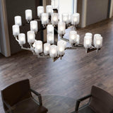 Artu Chandelier by Italamp, Finish: Brushed Chrome, Gold Nickel, , | Casa Di Luce Lighting