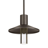 Ash Outdoor Pendant Light by Tech Lighting, Finish: Bronze, Charcoal - Tech, Color Temperature: 2700K Lo-Output, 2700K Hi-Output, 3000K Lo-Output, 3000K Hi-Output, Lens: Clear Lens, Clear Cylinder | Casa Di Luce Lighting