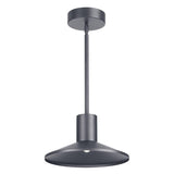 Ash Outdoor Pendant Light by Tech Lighting, Finish: Charcoal - Tech, Color Temperature: 3000K Hi-Output, Lens: Clear Cylinder | Casa Di Luce Lighting