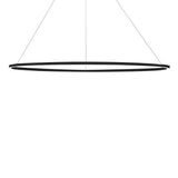Ellisse Mega Pendant by Nemo, Finish: Black, Color Temperature: 3000K, Position: Uplight | Casa Di Luce Lighting