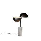 Elisabeth Table Lamp by Penta, Finish: Carrara Marble White-Penta, Glossy Black Nickel-Penta, Size: Small, Large, | Casa Di Luce Lighting
