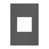 Adorne 1 Gang Cast Metal Wall Plate by Legrand Adorne, Finish: Brushed Black Nickel, , | Casa Di Luce Lighting