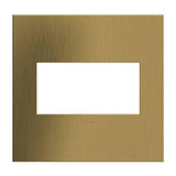 Adorne 2 Gang Cast Metal Wall Plate by Legrand Adorne, Finish: Black Nickel, Brushed Black Nickel, Brushed Satin Brass-Legrand Adorne, Brushed Stainless Steel, Coffee-Legrand Adorne, Matt Antique Copper-Legrand Adorne, Oiled Rubbed Bronze, Satin Black-Kichler, Nickel Satin, , | Casa Di Luce Lighting