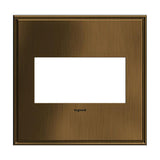 Adorne 2 Gang Cast Metal Wall Plate by Legrand Adorne, Finish: Black Nickel, Brushed Black Nickel, Brushed Satin Brass-Legrand Adorne, Brushed Stainless Steel, Coffee-Legrand Adorne, Matt Antique Copper-Legrand Adorne, Oiled Rubbed Bronze, Satin Black-Kichler, Nickel Satin, , | Casa Di Luce Lighting