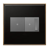 Adorne 2 Gang Cast Metal Wall Plate by Legrand Adorne, Finish: Black Nickel, Brushed Black Nickel, Brushed Satin Brass-Legrand Adorne, Brushed Stainless Steel, Coffee-Legrand Adorne, Matt Antique Copper-Legrand Adorne, Oiled Rubbed Bronze, Satin Black-Kichler, Nickel Satin, , | Casa Di Luce Lighting