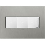 Adorne 3 Gang Cast Metal Wall Plate by Legrand Adorne, Finish: Black Nickel, Brushed Black Nickel, Brushed Satin Brass-Legrand Adorne, Brushed Stainless Steel, Coffee-Legrand Adorne, Matt Antique Copper-Legrand Adorne, Oiled Rubbed Bronze, Satin Black-Kichler, Nickel Satin, , | Casa Di Luce Lighting