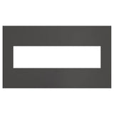 Adorne 4 Gang Cast Metal Wall Plate by Legrand Adorne, Finish: Brushed Black Nickel, , | Casa Di Luce Lighting