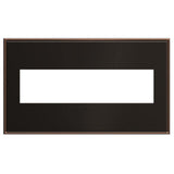 Adorne 4 Gang Cast Metal Wall Plate by Legrand Adorne, Finish: Oiled Rubbed Bronze, , | Casa Di Luce Lighting