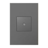 Adorne One Gang Screwless Wall Plate by Legrand Adorne, Color: Magnesium, , | Casa Di Luce Lighting
