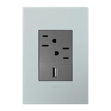 Adorne One-Gang-Plus Screwless Wall Plate by Legrand Adorne, Color: Pale Blue, , | Casa Di Luce Lighting