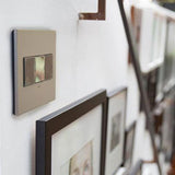 Adorne Three-Gang Screwless Wall Plate by Legrand Adorne, Color: Black Ink, Bronze, Evergreen, Mystic, Oatmeal, Peachy, Rosa, Gloss White, Gloss White On White, Graphite, Greige, Magnesium, Pale Blue, Powder White, Titanium, , | Casa Di Luce Lighting