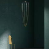 Alysoid Pendant by AXO Light, Finish: Anthracite Grey and Natural Brass-AXO Light, Anthracite Grey and Polished Black-AXO Light, Size: Small, Medium, Large, X-Large, | Casa Di Luce Lighting