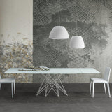 Bell Suspension by AXO Light, Color: White, Electric Blue-Axo Light, Warm White, Gold Yellow-Axo Light, Brown, Brick Red - Foscarini, Black, Burgundy-Axo Light, Red, Green, Size: Small, Medium, Large, X-Large, 2X-Large, | Casa Di Luce Lighting