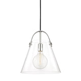 Karin Pendant by Mitzi, Finish: Brass Aged, Nickel Polished, Size: Small, Large, | Casa Di Luce Lighting