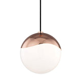 Ella Pendant by Mitzi, Finish: Polished Copper-Mitzi, Size: Large, | Casa Di Luce Lighting