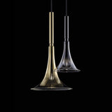 Baffo 7026-SG Suspension by Italamp, Color: Gold Shaded-Italamp, Titanium Shaded-Italamp, White Shaded-Italamp, Finish: Light Gold-IDL, White, Iron Grey-Italamp, Matt Black, | Casa Di Luce Lighting