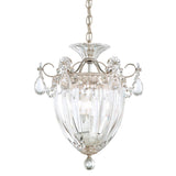 Bagatelle Pendant Light by Schonbek, Finish: Gold Heirloom-Schonbek, Gold Etruscan-Schonbek, Gold French -Schonbek, Silver Polished-Schonbek, Silver Antique-Schonbek, Bronze Heirloom-Schonbek, Aurelia-Schonbek, Size: Small, Large, Crystal Color: Spectra-Schonbek, Heritage-Schonbek, Clear Swarovski-Schonbek | Casa Di Luce Lighting