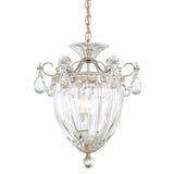 Bagatelle Pendant Light by Schonbek, Finish: Gold Heirloom-Schonbek, Gold Etruscan-Schonbek, Gold French -Schonbek, Silver Polished-Schonbek, Silver Antique-Schonbek, Bronze Heirloom-Schonbek, Aurelia-Schonbek, Size: Small, Large, Crystal Color: Spectra-Schonbek, Heritage-Schonbek, Clear Swarovski-Schonbek | Casa Di Luce Lighting